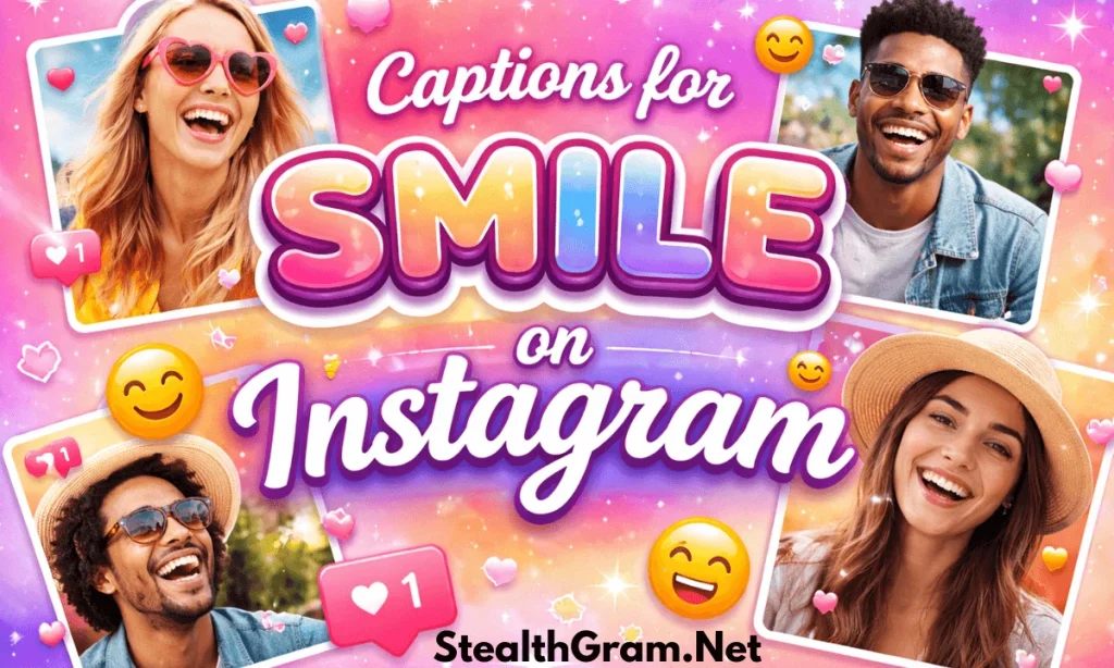 Captions for Smile on Instagram