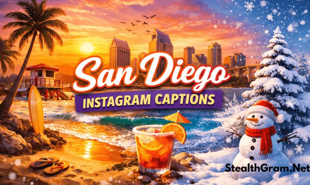 San Diego Instagram Captions