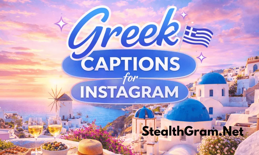 Greek Captions for Instagram
